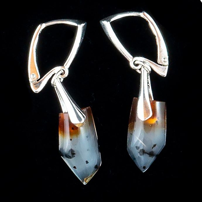 Montana Moss Agate Earrings