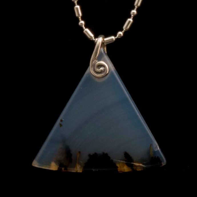 Montana Moss Agate Pendant