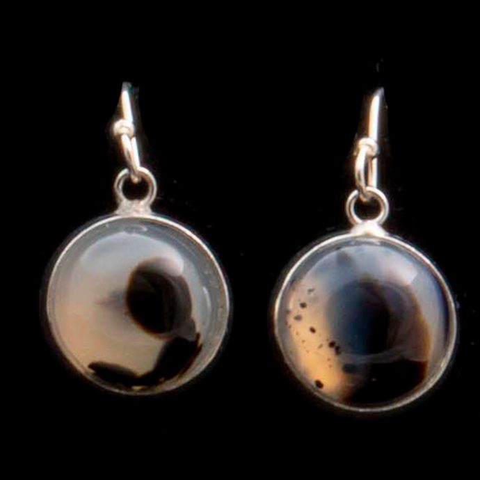 Montana Moss Agate Earrings