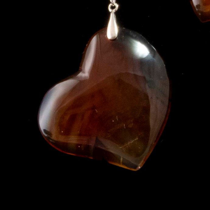 Montana Moss Agate Tipsy Heart Pendant