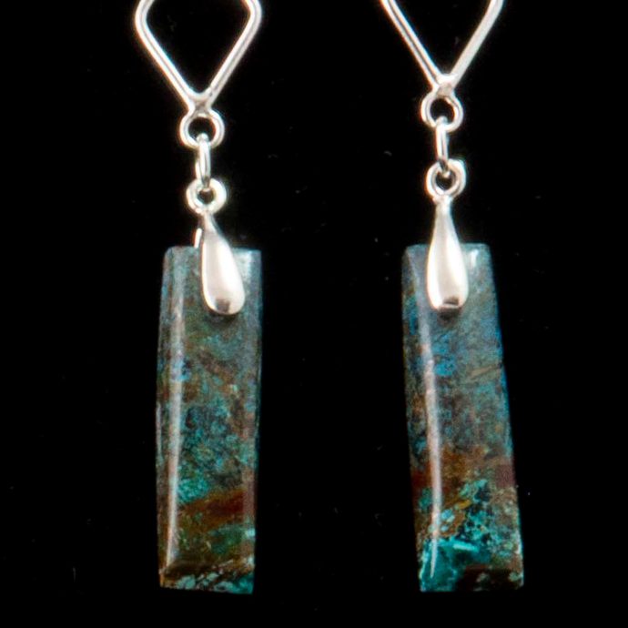 Shattuckite Earrings