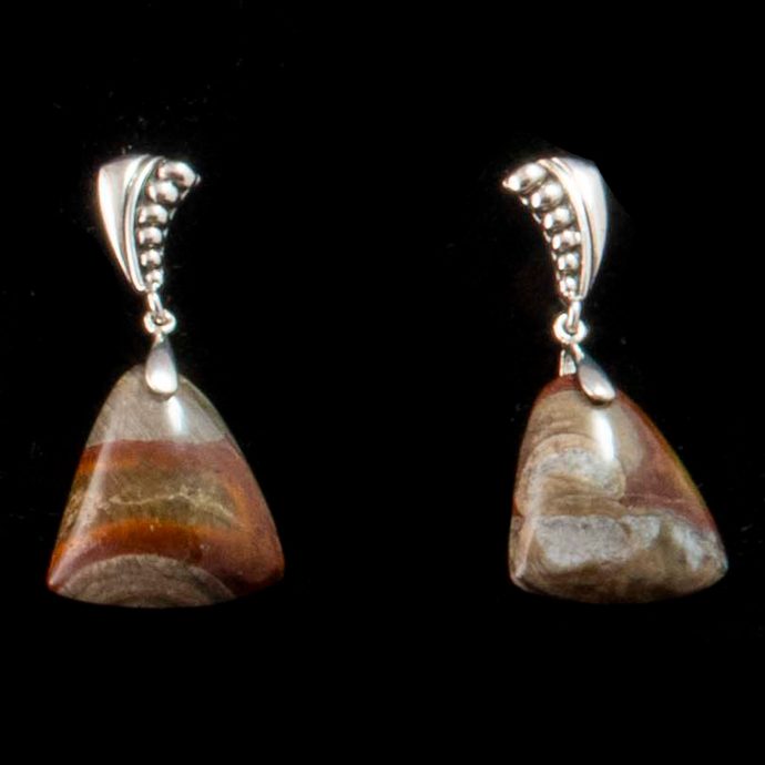 Mushroom Jasper Earrings